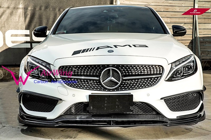 Mercedes-Benz W205 Future Design carbon front lip 01